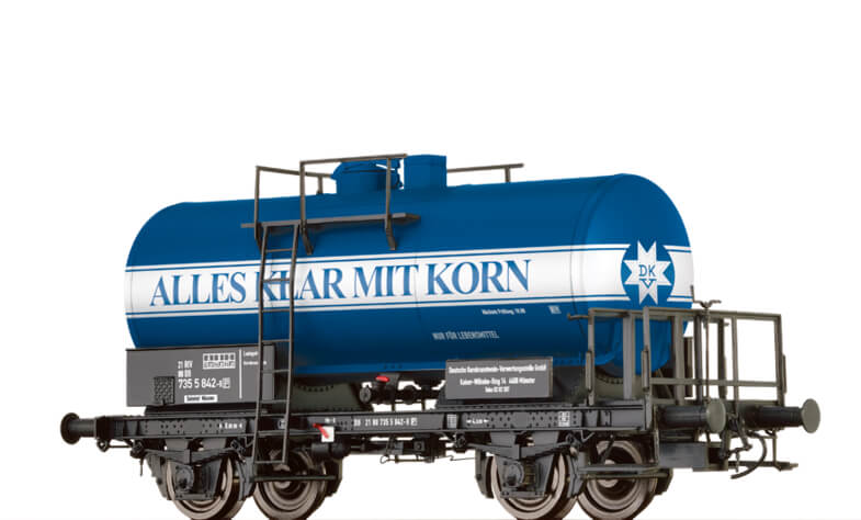 Brawa 67525 Spur N Kesselwagen 2-achsig Alles klar mit Korn DB