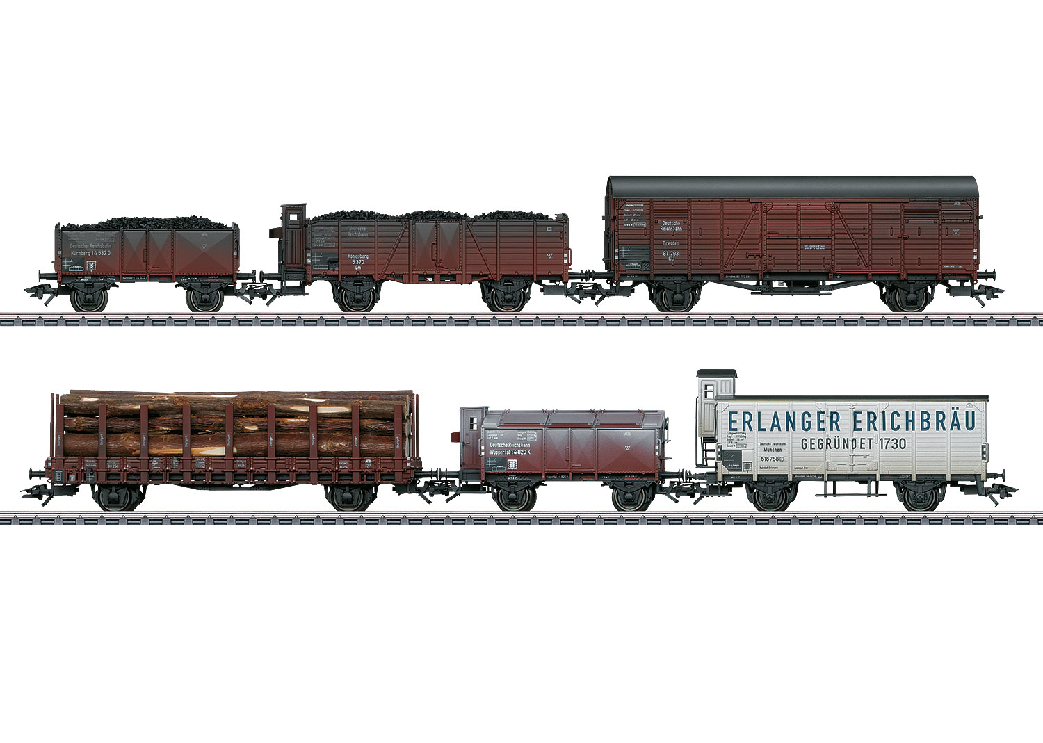 Märklin 46088 Güterwagen-Set DRG gealtert