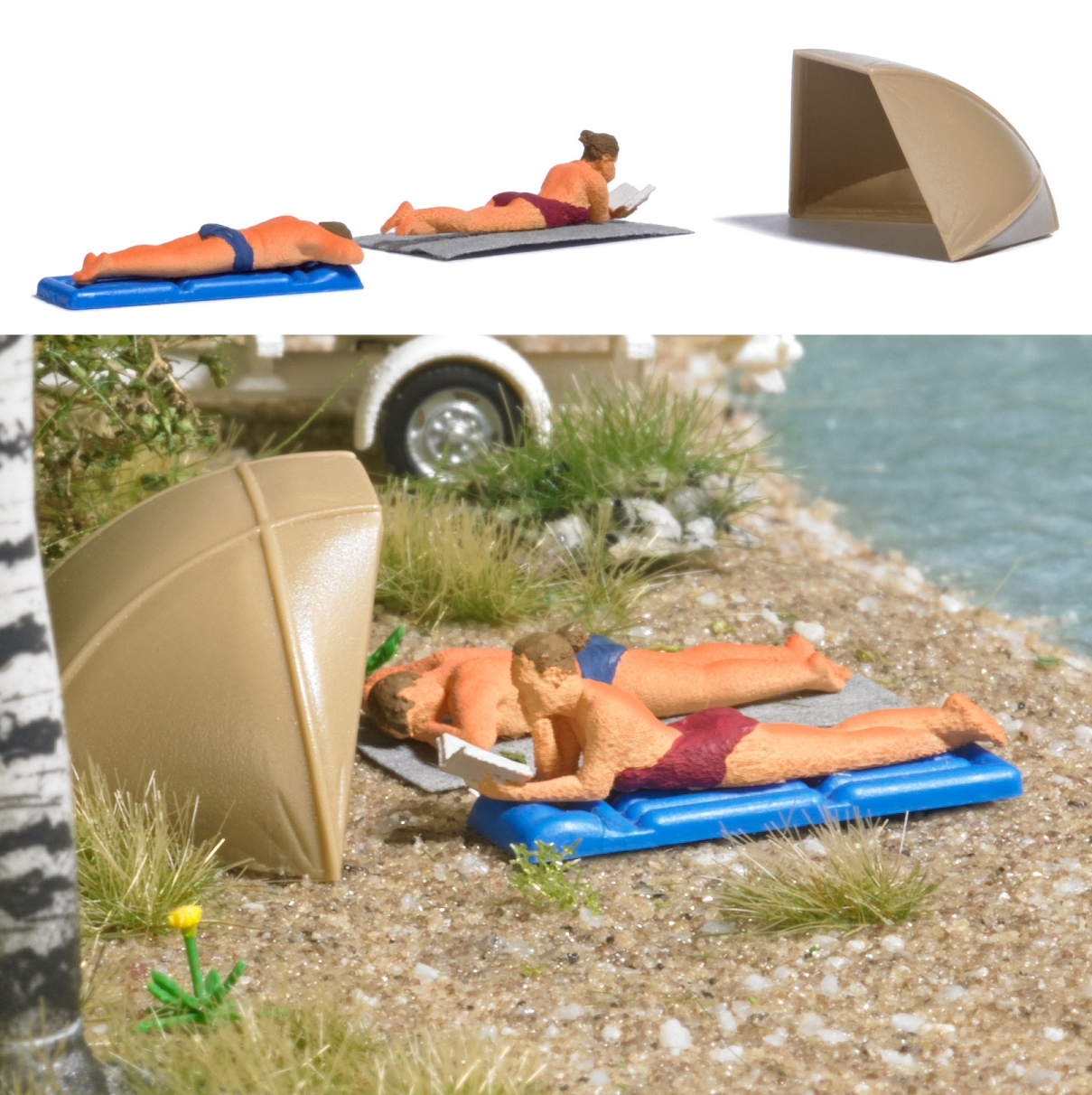 Busch 79822 Action Set Sonnenbrand