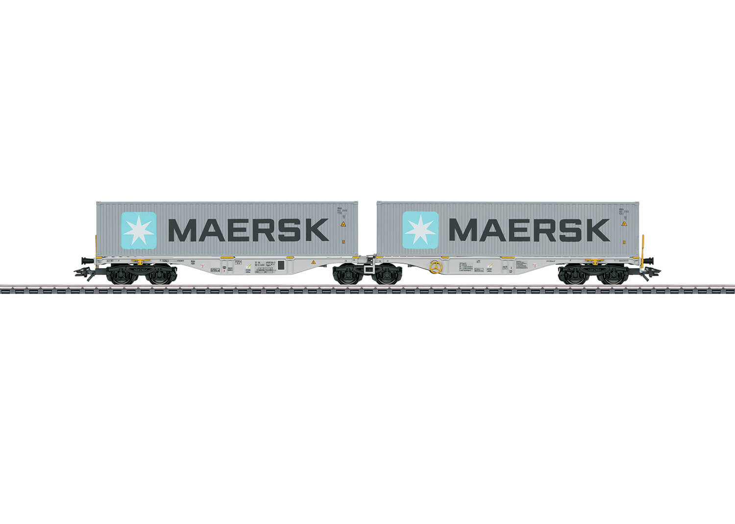 Märklin 47803 Doppel-Containertragwagen Bauart Sggrss 80 MAERSK