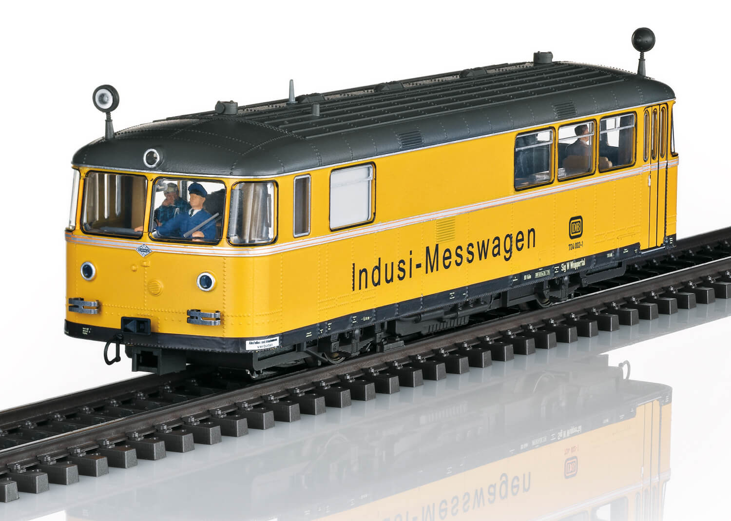 Märklin 39957 Triebwagen Baureihe 724 Indusi-Messwagen mit Innenbeleuchtung und Sound