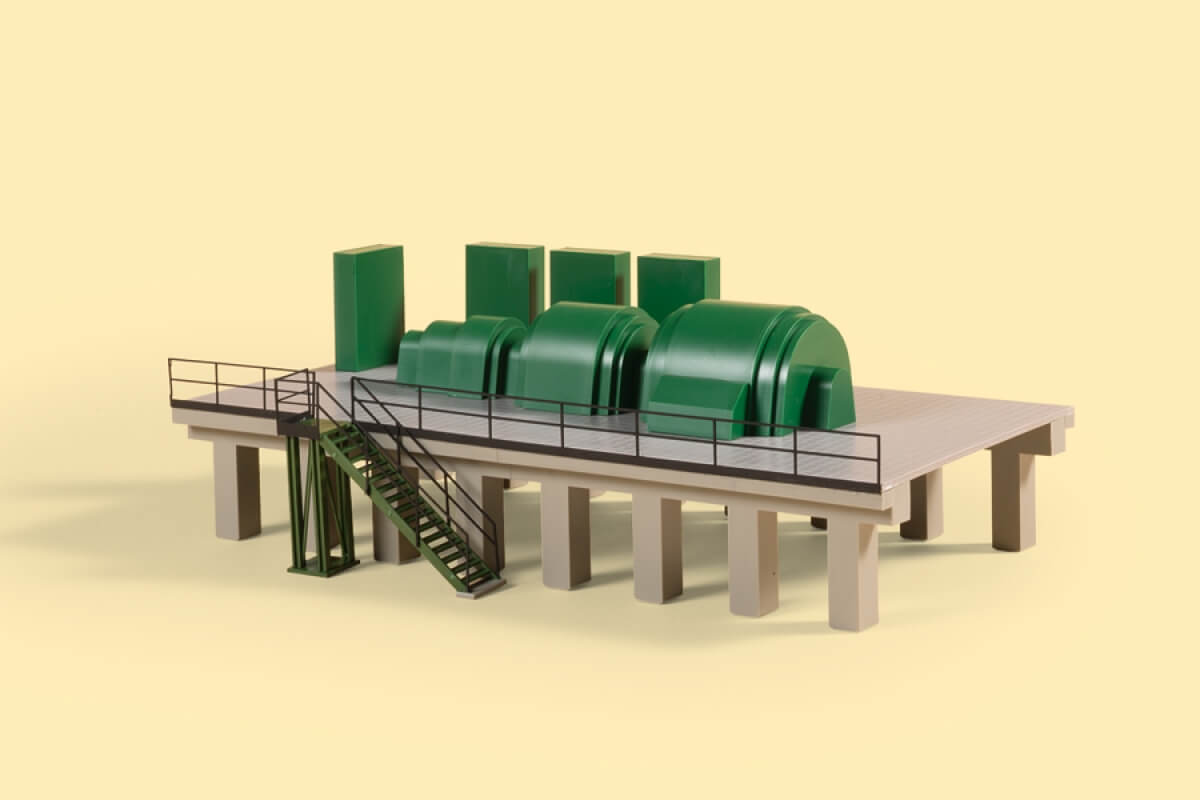 Auhagen 11458 H0 Umformerwerk mit Inneneinrichtung