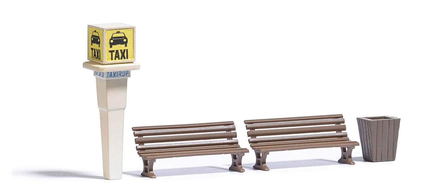 BUSCH 7763 H0 Taxisäule BRD