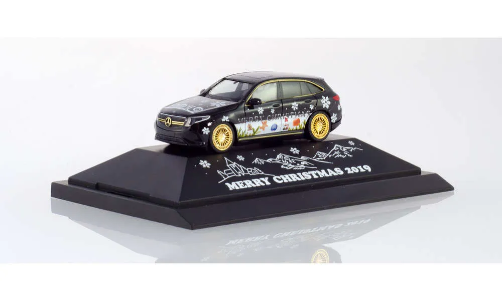 Herpa 102155 Mercedes-Benz EQC Herpa Weihnachts-PKW 2019