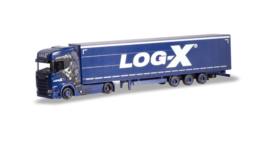 Herpa 310413 Scania CS 20 HD Lowliner-Sattelzug Log-X  I´m the best CZ