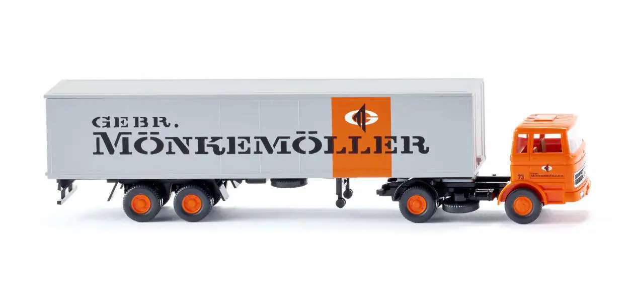 Wiking 054201 Mercedes-Benz 1620 Koffersattelzug Mönkemöller