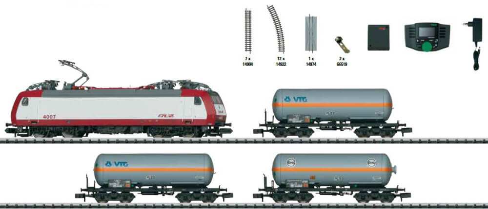 Minitrix 11144 Digital-Startpackung "Güterzug" Serie 4000 der CFL