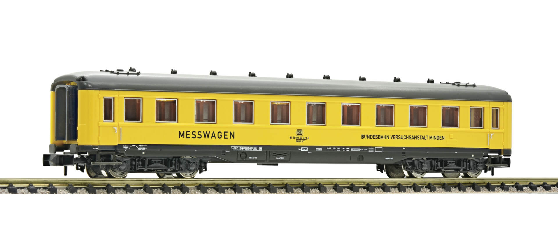 FLEISCHMANN 867406 Messwagen Bundesbahn Versuchsanstalt Minden