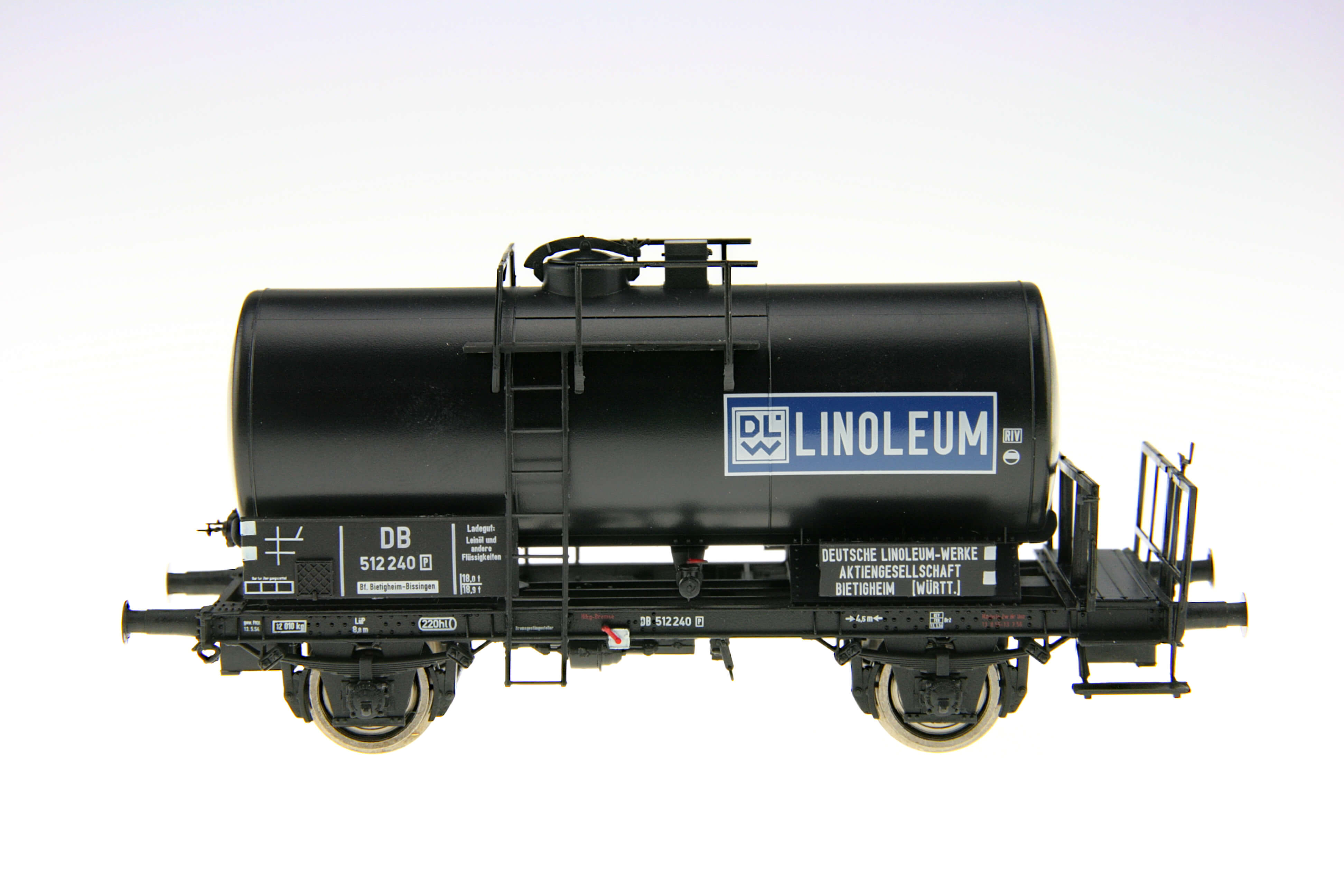 BRAWA 48896 2-achsiger Kesselwagen "Linoleum" der DB