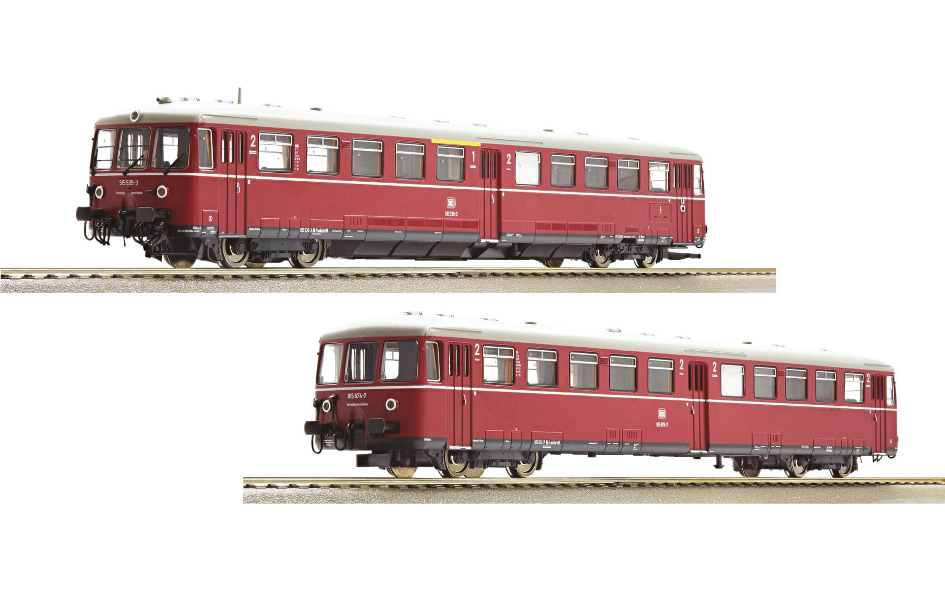Roco 72080 H0 Akkutriebwagen BR 515 mit Steuerwagen der DB