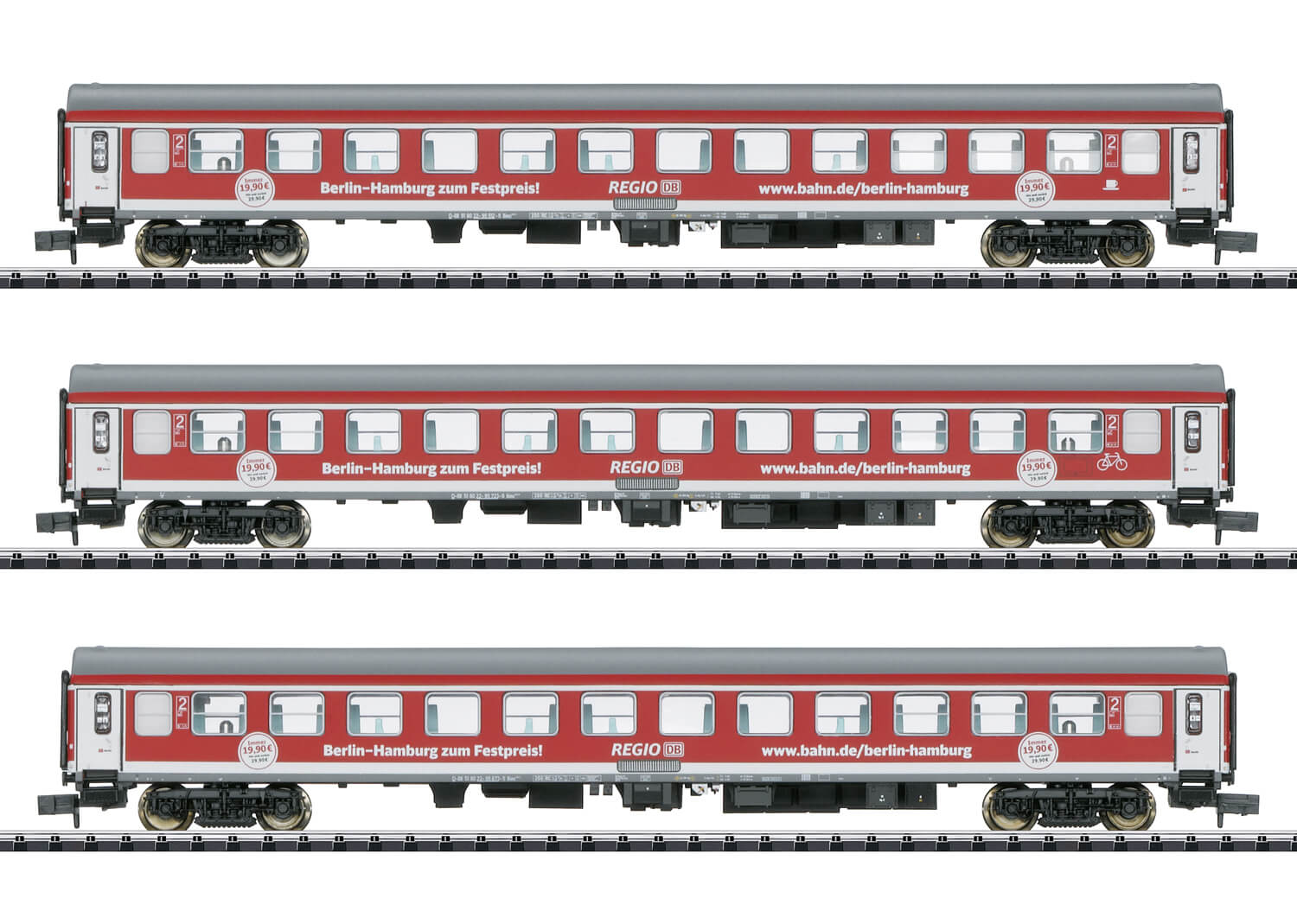 Minitrix 15711 Schnellzug-Wagenset "Berlin - Hamburg-Express"