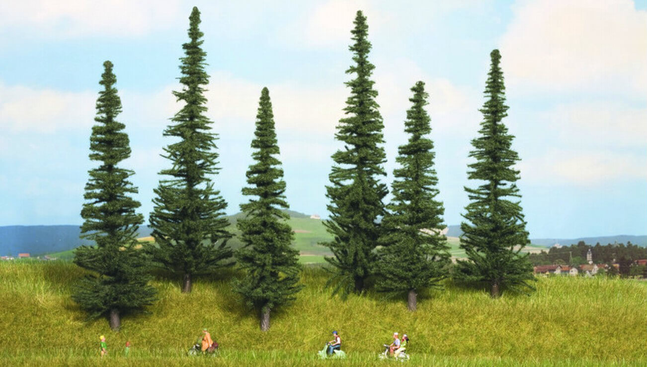 Noch 24255 H0 große Tannen von 16 bis 20 cm Höhe