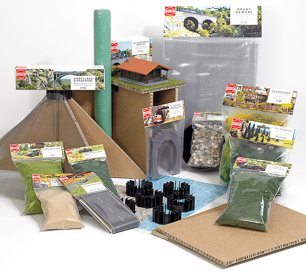 BUSCH 7188 Großes Landschaftsbauset