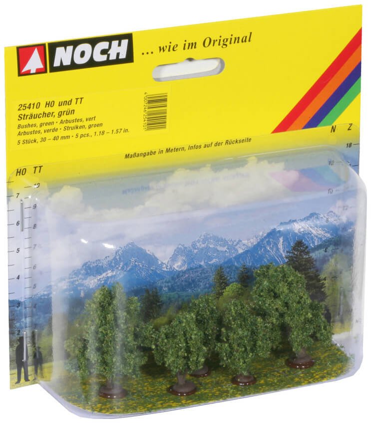 NOCH 25410 Sträucher, grün