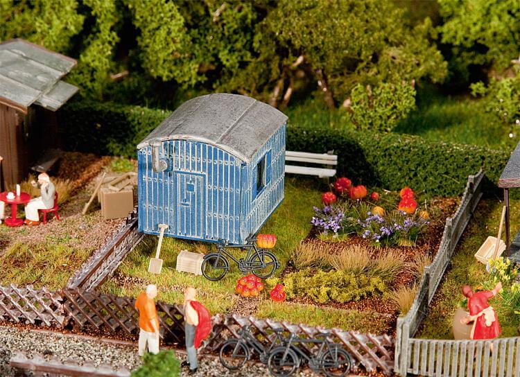 FALLER 180490 Schrebergarten mit Bauwagen