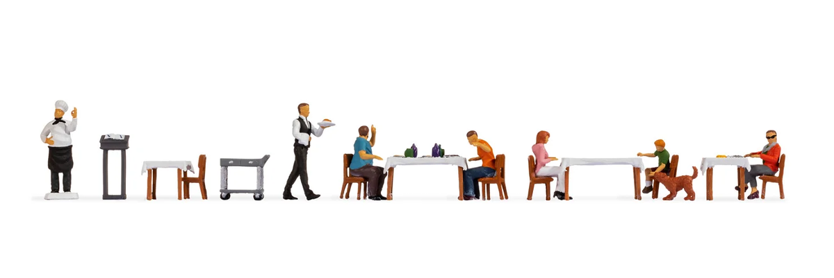 NOCH 16246 Figuren-Themenwelt Restaurant