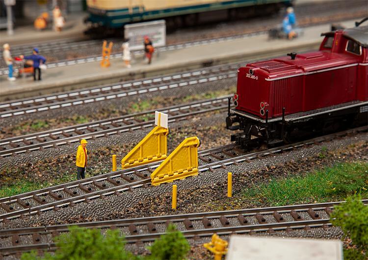 Faller H0 2 Klapp-Prellböcke