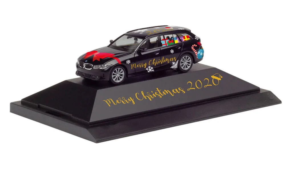 Herpa 102162 BMW 3er Touring Herpa Weihnachts-PKW 2020