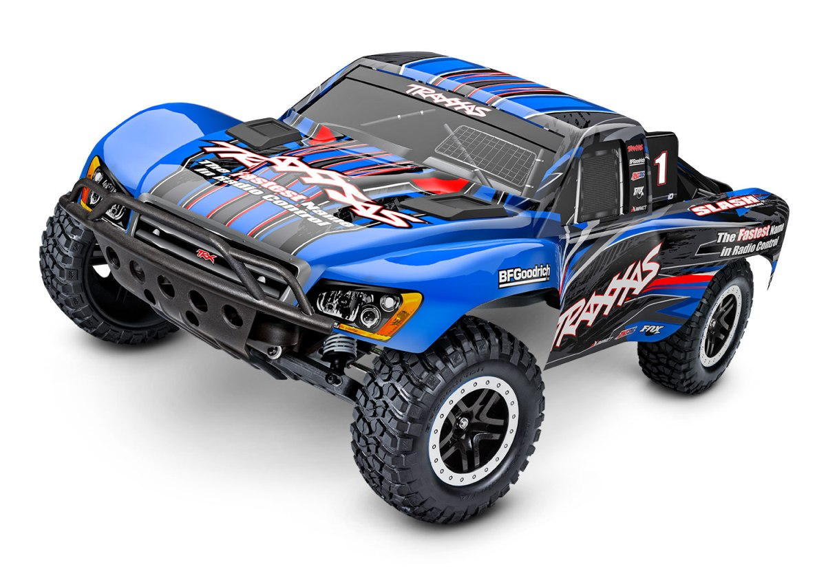 TRAXXAS® 58134-4BLUE Slash 2WD BL-2s Brushless blau RTR Short Course Racing Truck 