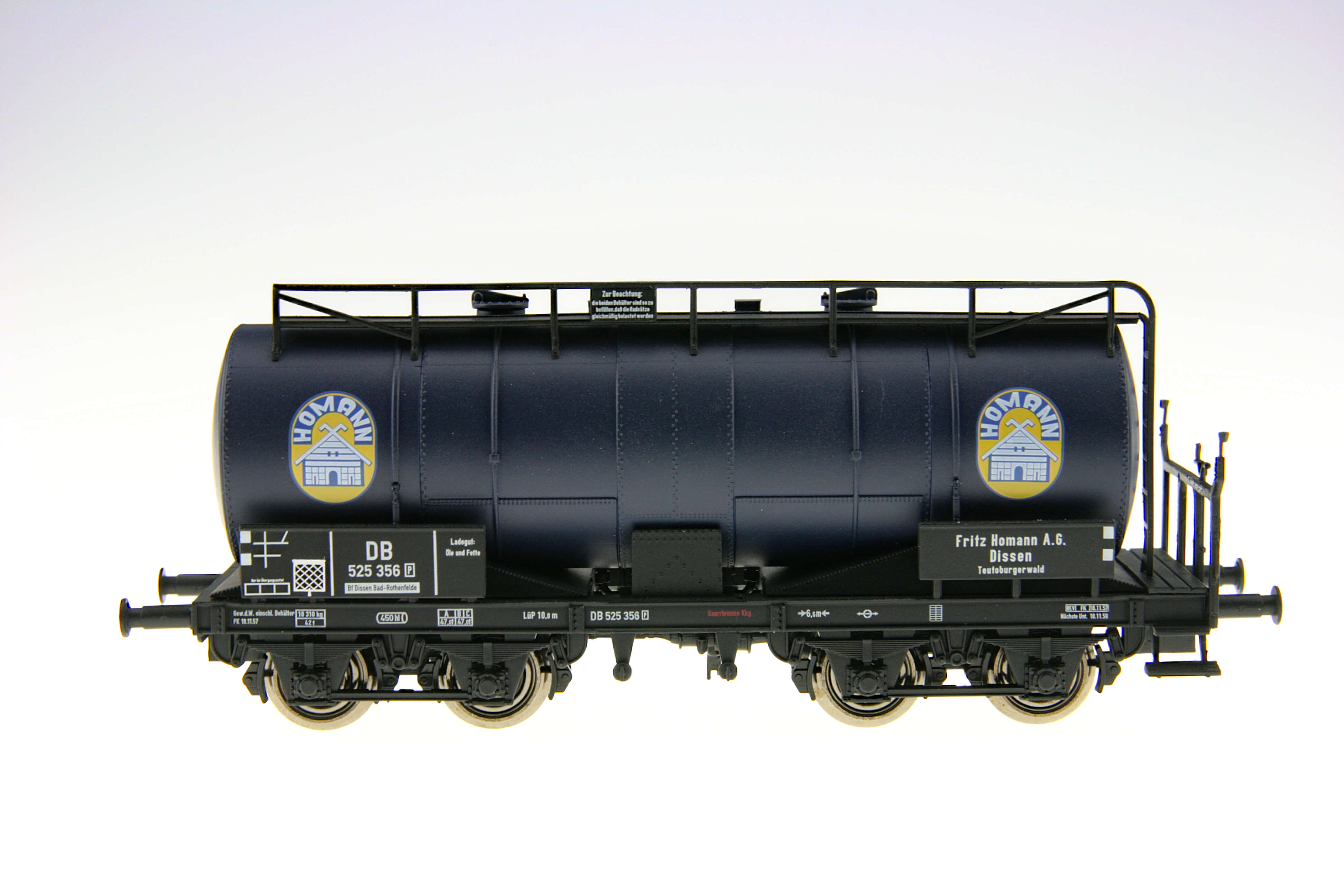 BRAWA 47092 4-achsiger Kesselwagen Krupp "Homann" der DB