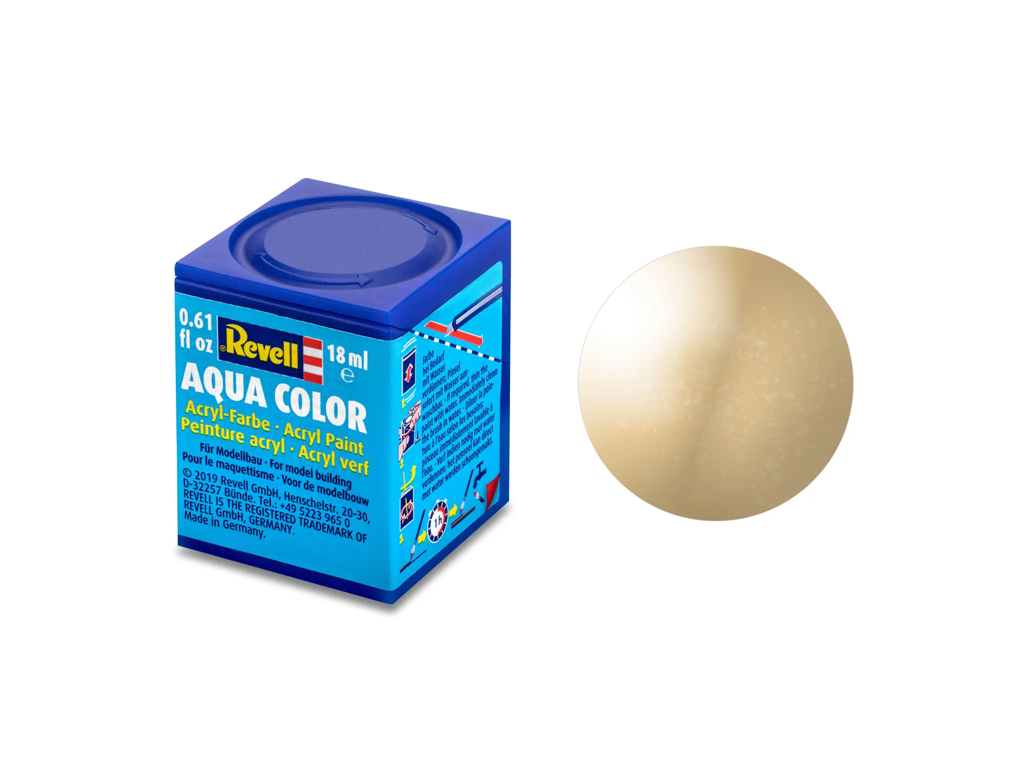 Revell 36194 Aqua Color Gold metallic 18 ml
