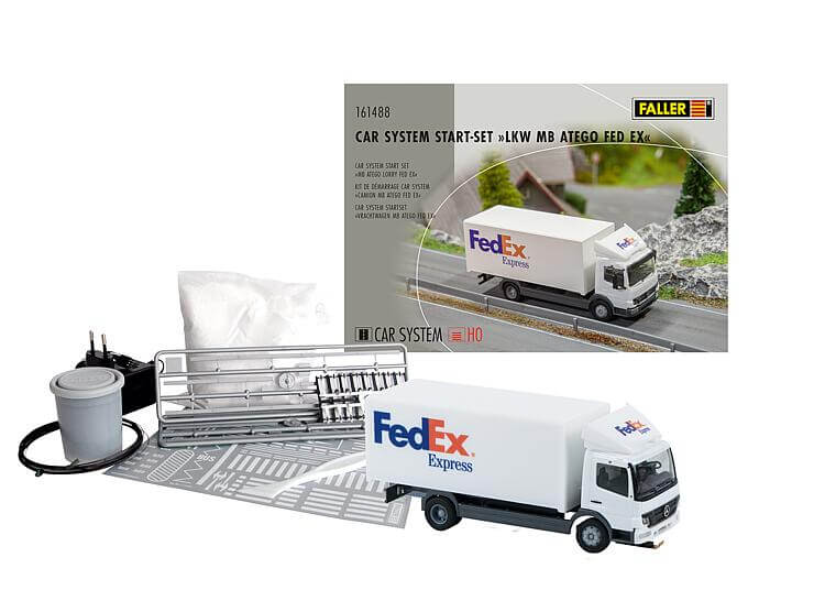 Faller 161488 H0 Car System Start-Set LKW MB Atego FedEx