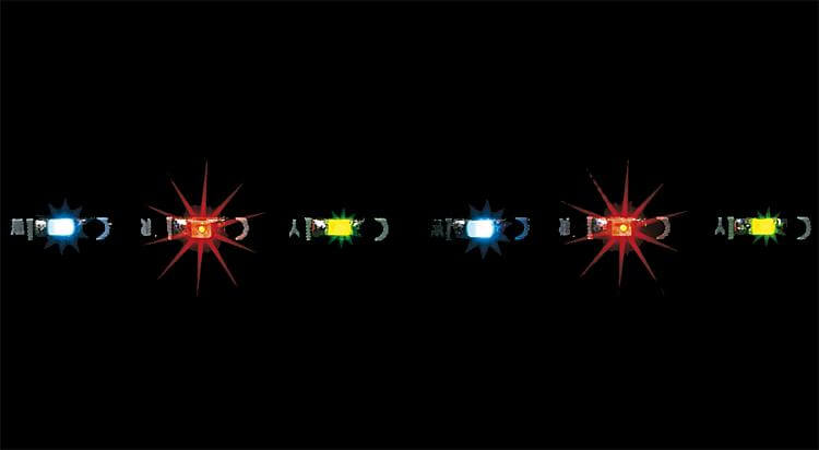 Faller 180649 LED-Lichterkette bunt