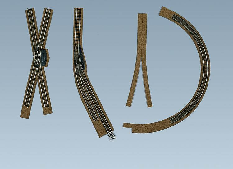 FALLER 180765 H0 Kork-Gleisbetten