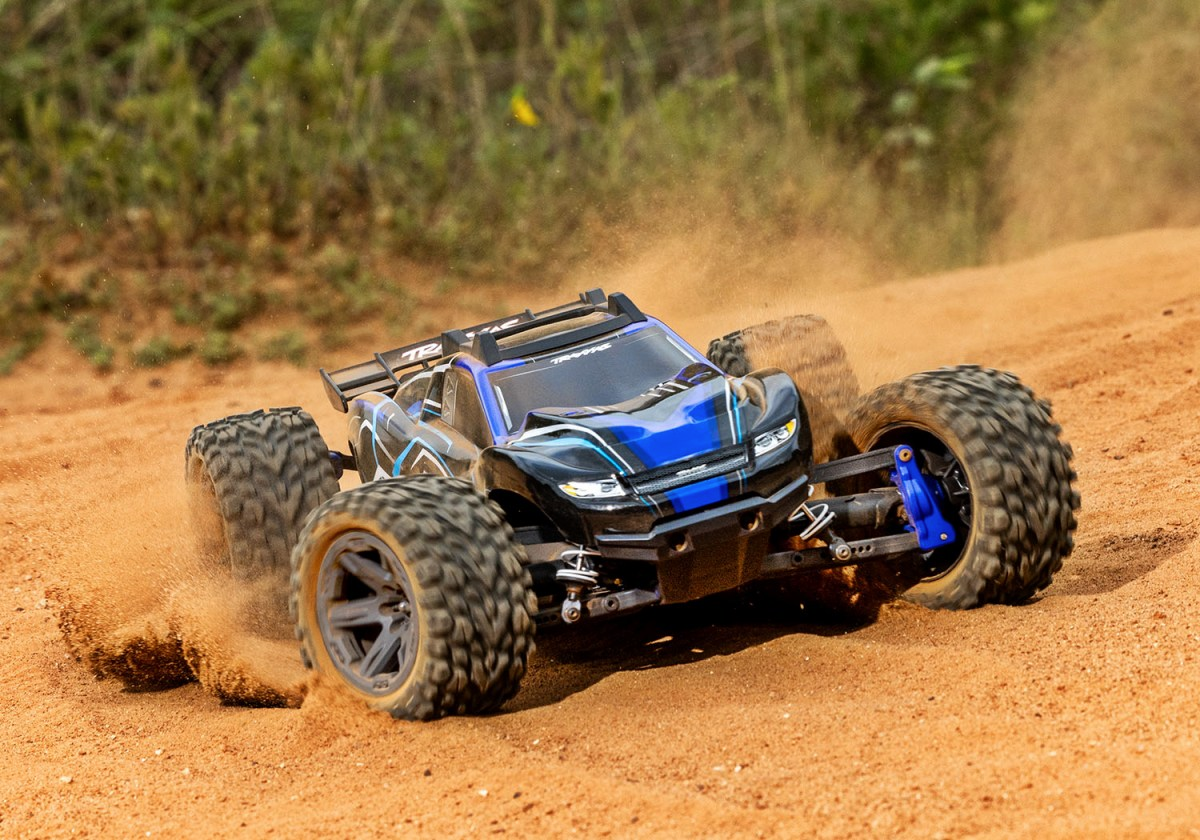 TRAXXAS® 67164-4BLUE Rustler® 4x4 BL-2s Brushless blau RTR