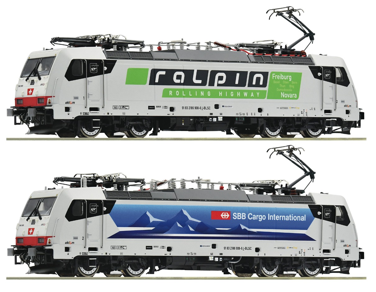 Roco 70652 Elektrolokomotive 186 908-6 SBB RAlpin Sound