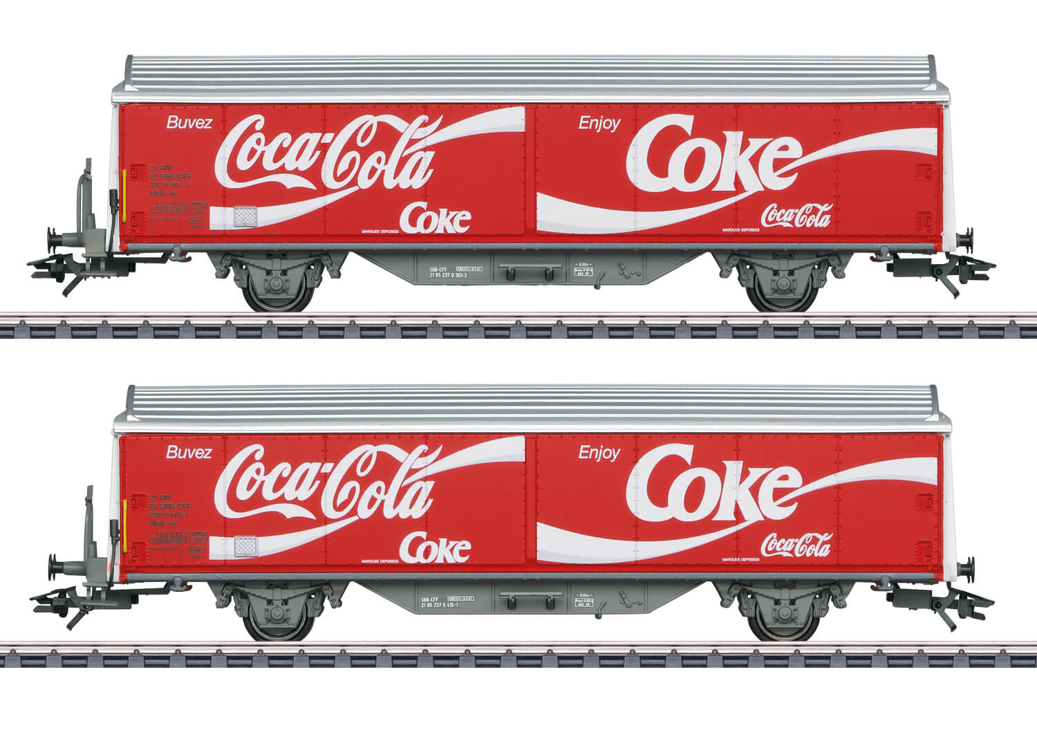 Märklin Spur H0 48344 Schiebewandwagen-Set Hbils-vy 308 Coca-Cola®
