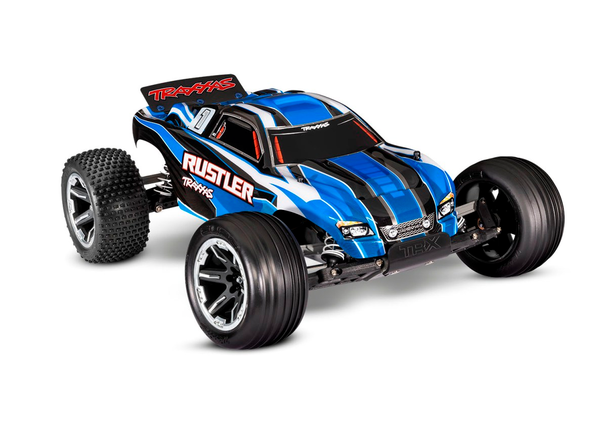 TRAXXAS® 37054-8BLUE Rustler XL-5® 2WD blau