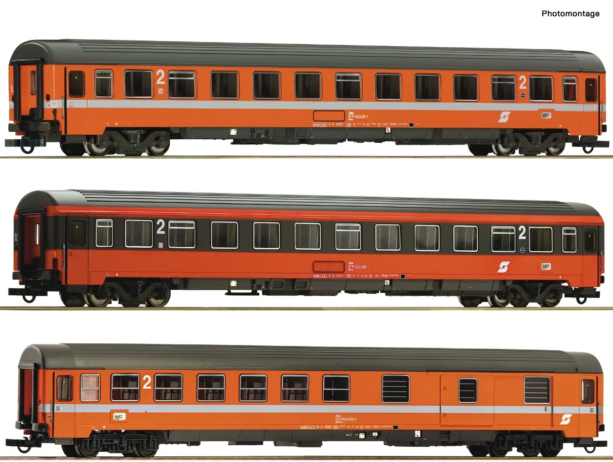 Roco 74043 3-tlg. Set 1 EC 60 Maria Theresia ÖBB 