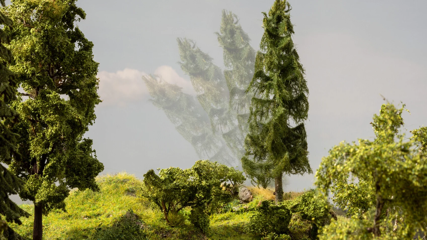 NOCH 21775 Fallender Baum Tanne micro-motion