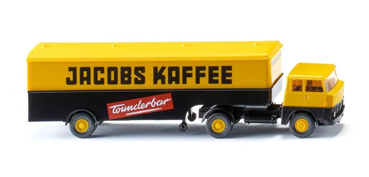 Wiking 051321 Henschel HS 14/16 Koffersattelzug Jacobs Kaffee