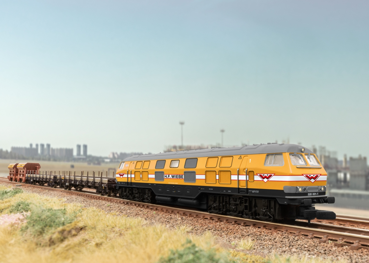 Märklin mini-club 81320 Zugpackung Wiebe Diesellokomotive V320 001-1