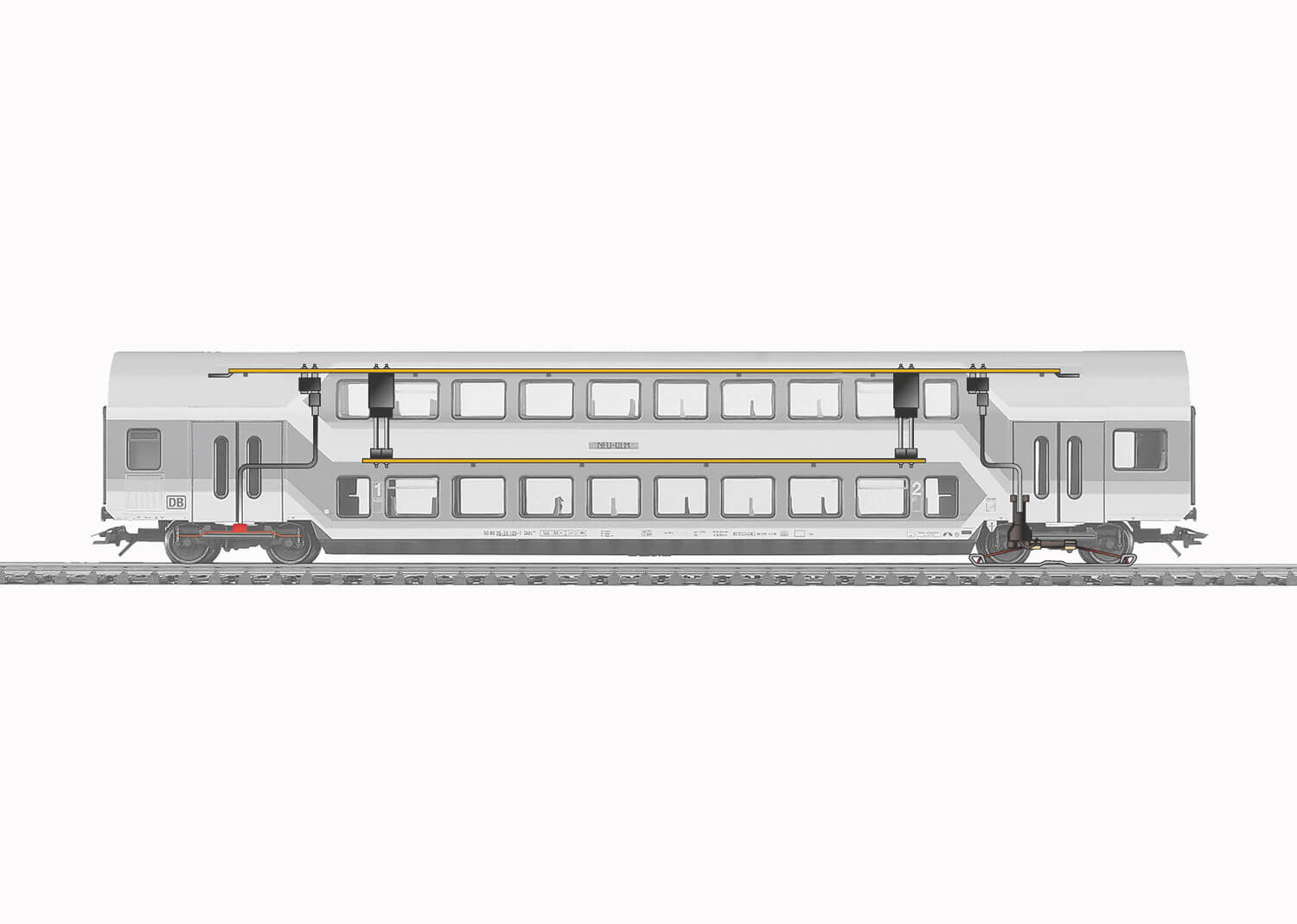 73141 Innenbeleuchtung mit LED für märklin H0 Doppelstockwagen