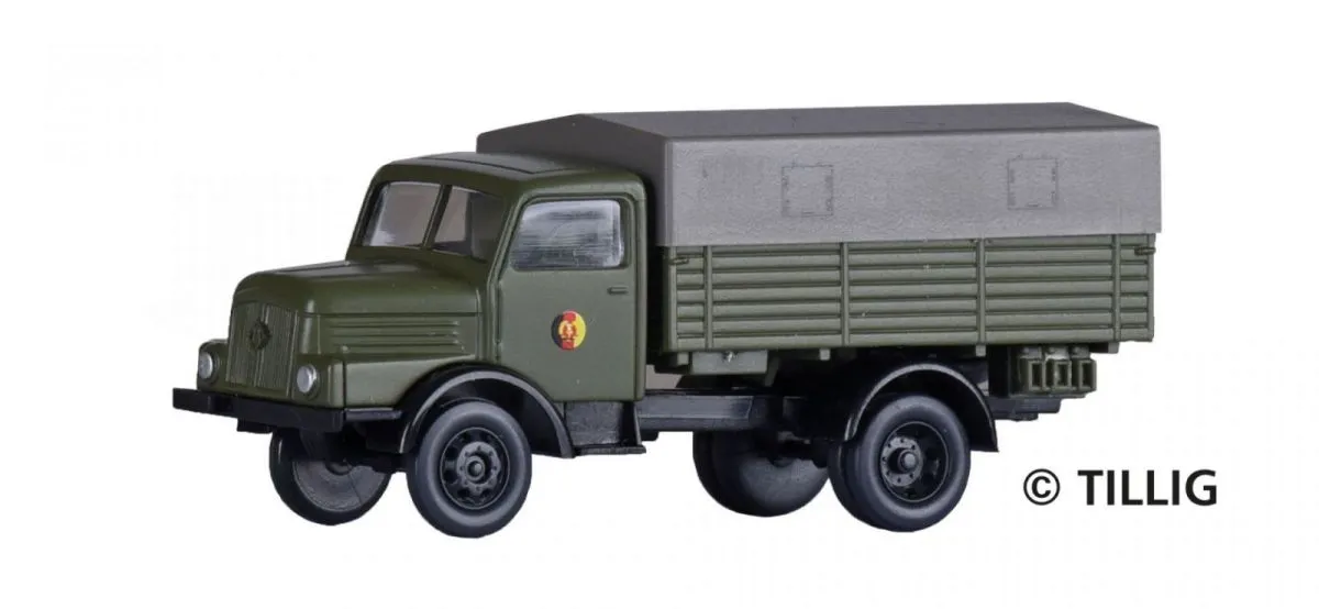 Tillig 19068 LKW H3A Hochbordpritsche/Plane