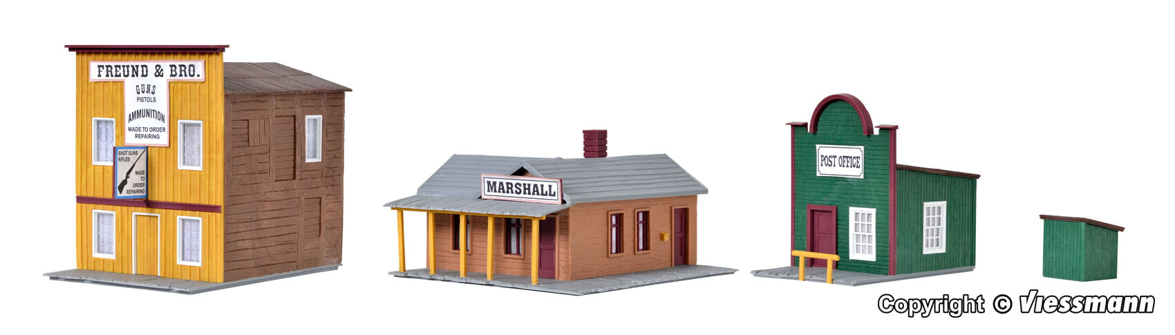 kibri H0 38504 Westernhäuser Ensemble Marshall