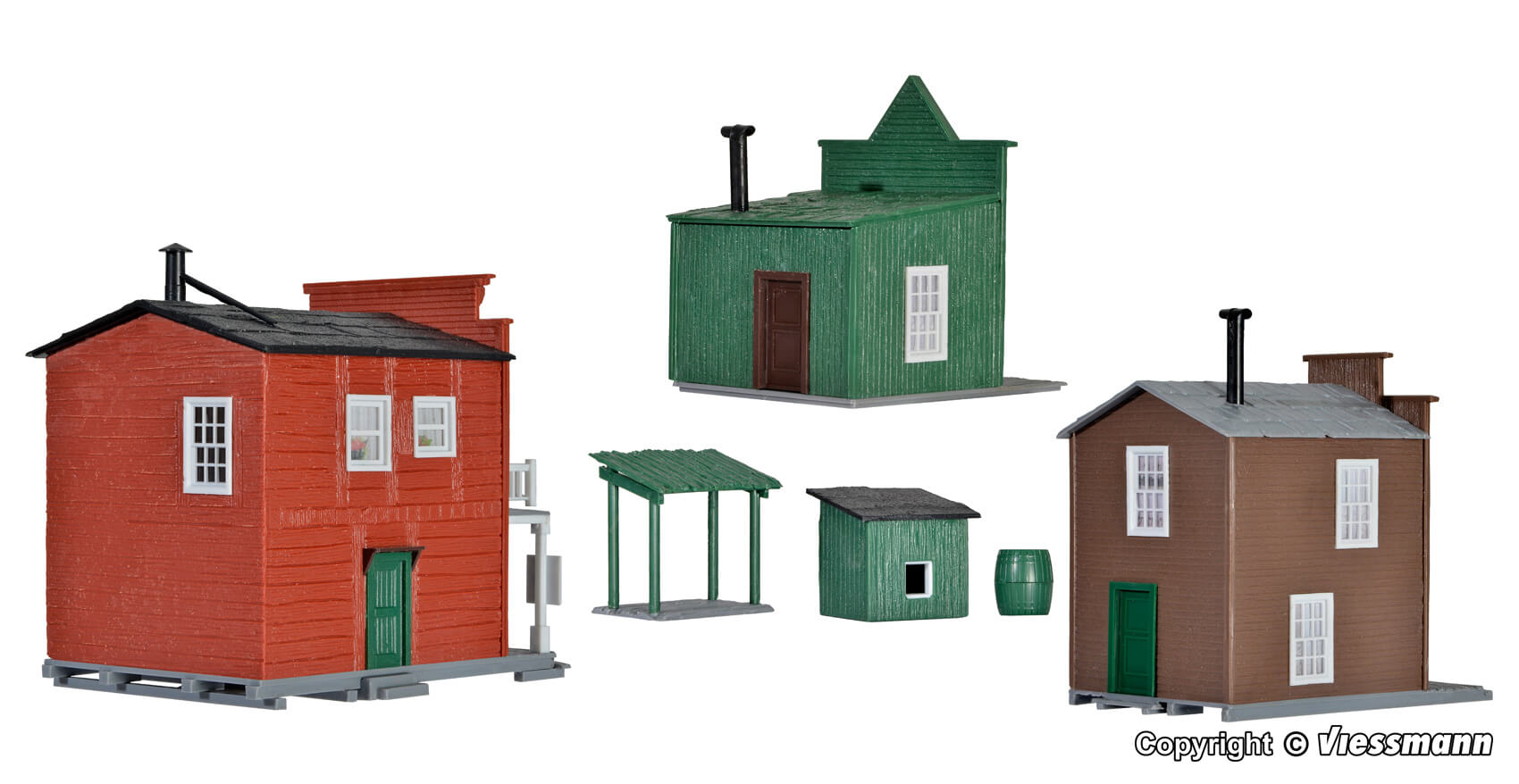 kibri H0 38501 Westernhäuser Ensemble Hotel