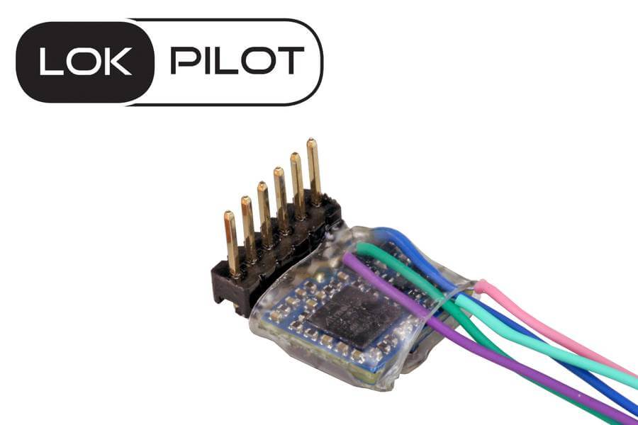 ESU 59837 LokPilot 5 micro DCC/MM/SX 6-pin Direkt gewinkelt