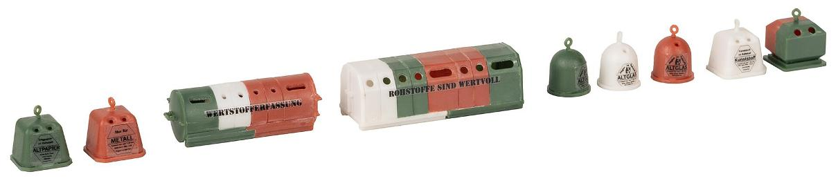 FALLER 272567 Wertstoffcontainer-Set