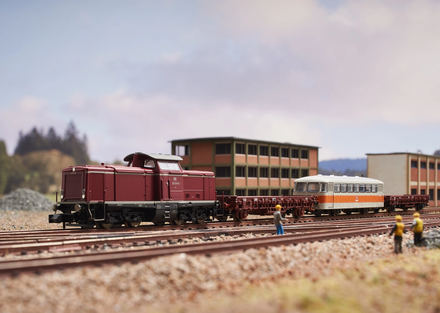 Minitrix N 15091 Wagen-Set Streckenbesichtigung DB