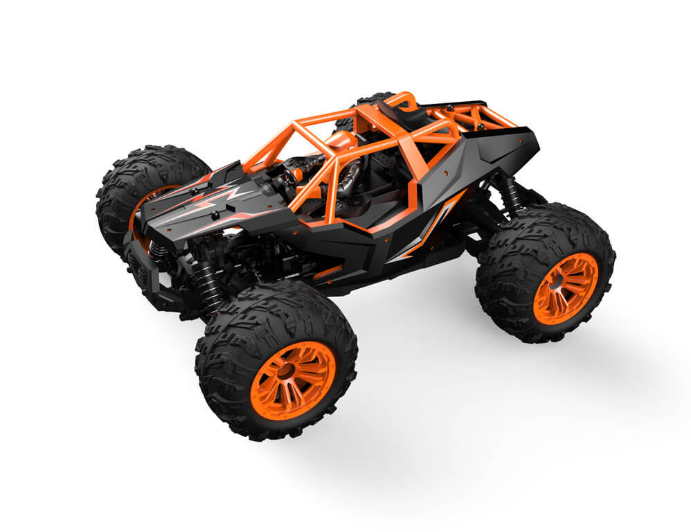 drive & fly Models 3158 DF-Fun-Racer 1:14 4WD RTR Orange 