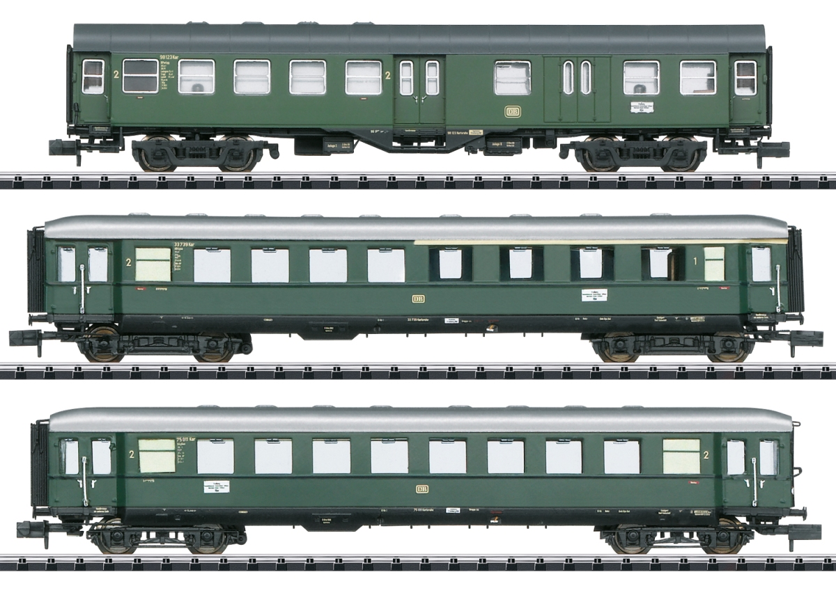 Trix 18209 Wagen-Set Eilzug im Donautal Umbauwagen