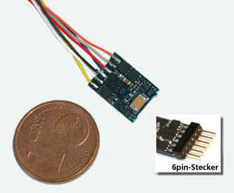 ESU 54688 LokPilot micro V4.0, MM/DCC/SX, 6-pol. NEM 651 Direkt