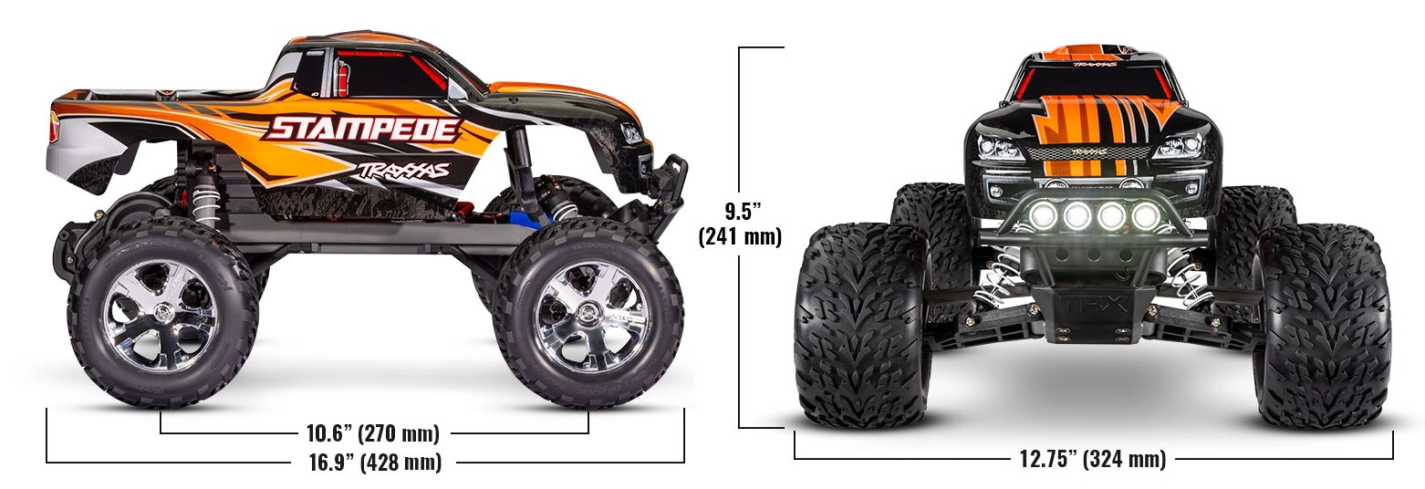 TRAXXAS® 36054-61BLU Stampede XL-5® blau RTR LED