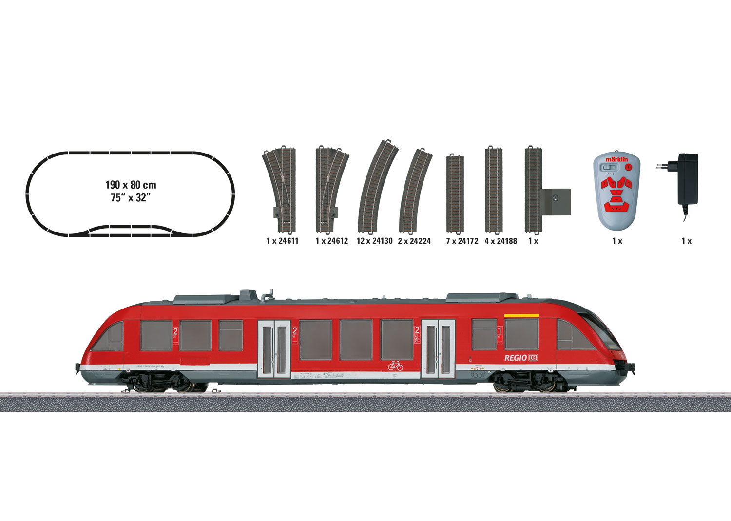 Märklin 29641 Märklin Start up Starpackung Moderner Nahverkehr