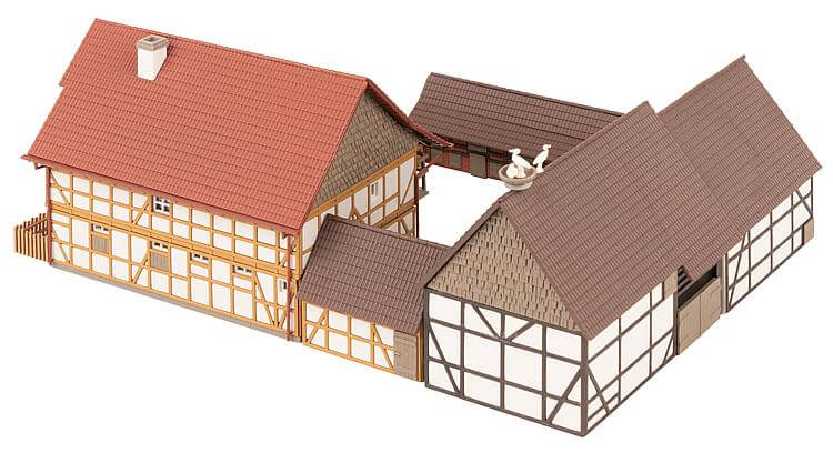 Faller N 232198 Dreiseit-Hof Fachwerkbauweise