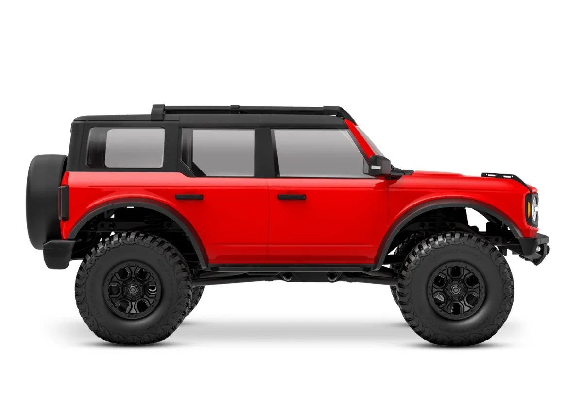 TRAXXAS® 97074-1RED TRX-4M Ford Bronco Rot RTR 4WD Akku Lader